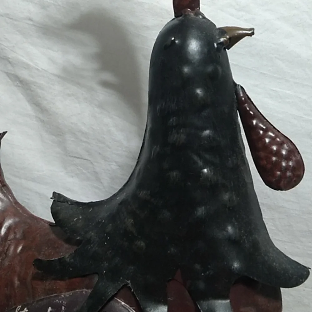 Metal Tall Rooster Home/Yard Decor GUC - Picture 4 of 16